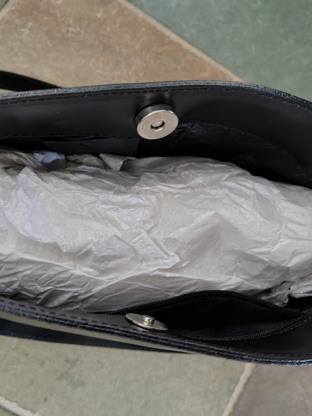 Furla Black Leather Shoulder Bag - Picture 5 of 12